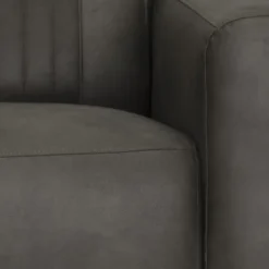 3 zitsbank - Bolero - leer Kentucky antraciet 01