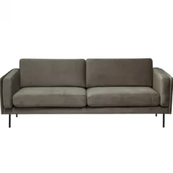 2,5 zitsbank - Bossa - velours Juke taupe 12