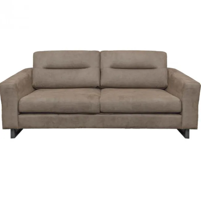 2,5 zitsbank - Castelo - lederlook River bruin 10