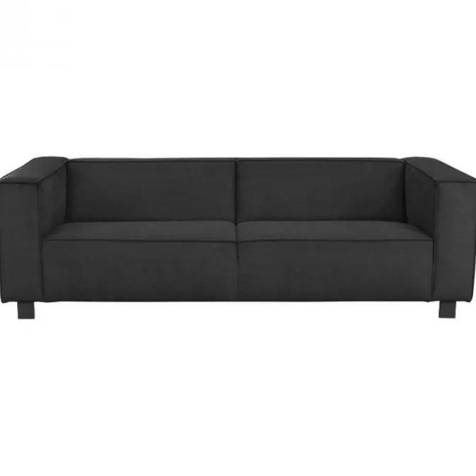3 zitsbank - Flaska - stof Regain antraciet 67