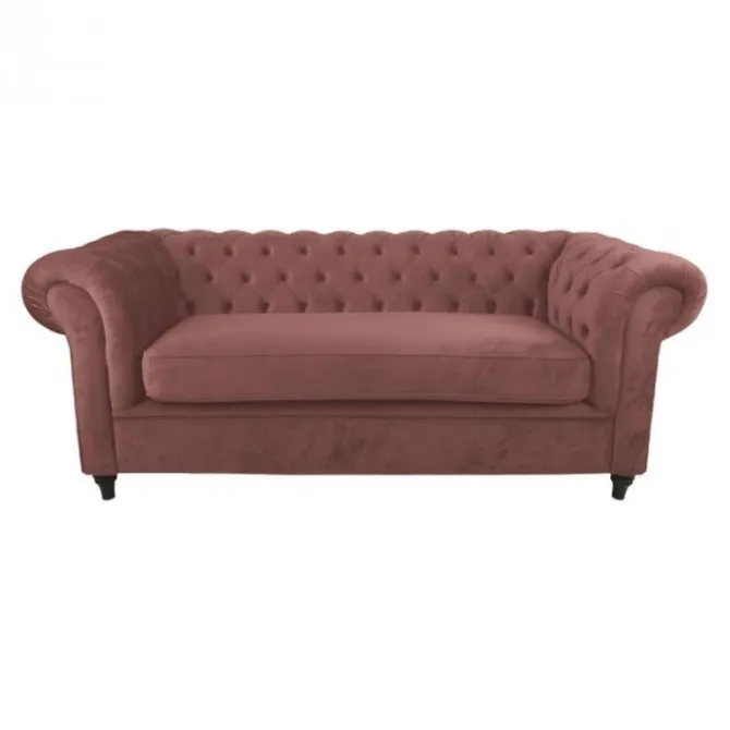 2,5 zitsbank - Giethoorn - Kronos fluweel roze 29