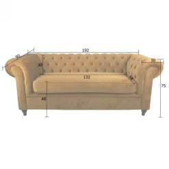 2,5 zitsbank - Giethoorn - Kronos fluweel roze 29