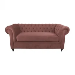 2 zitsbank - Giethoorn - Kronos fluweel roze 29