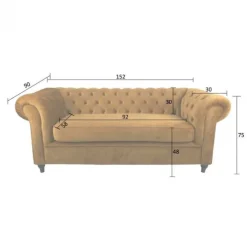 2 zitsbank - Giethoorn - Kronos fluweel roze 29