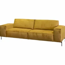 3 zitsbank - Höft - stof Regain okergeel 23
