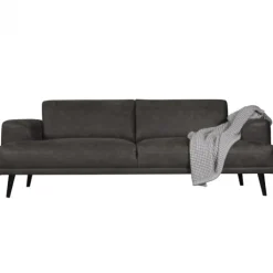 3 zitsbank - Lagos - leer Bull antraciet 67