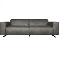 3 zitsbank - Lambada - leer Hunter grijs 104