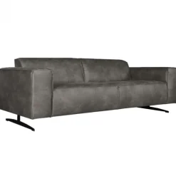 3 zitsbank - Lambada - leer Hunter grijs 104