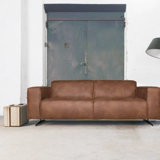 2 zitsbank - Lambada - leer Colorado cognac 03