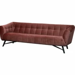 3 zitsbank - Rang - velours Juke carmine 36