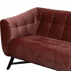 3 zitsbank - Rang - velours Juke carmine 36