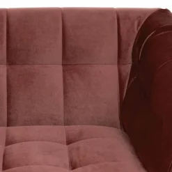 3 zitsbank - Rang - velours Juke carmine 36