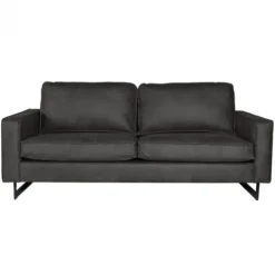 3 zitsbank - Riverdance - leer Colorado antraciet 01