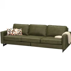 4 zitsbank - Riverdance - leer Dalton groen 14