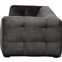 3 zitsbank - Sfär - velours Adore donkergrijs 68