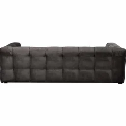 3 zitsbank - Sfär - velours Adore donkergrijs 68