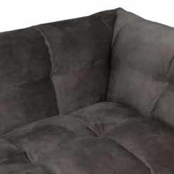 3 zitsbank - Sfär - velours Adore donkergrijs 68
