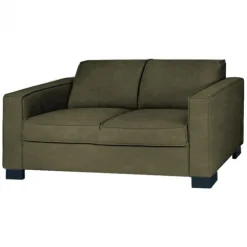 2 zitsbank - Shuffle - leer Dalton groen 14