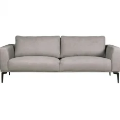 3 zitsbank - Tulp - stof Sorro lichtgrijs 90