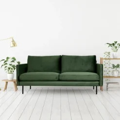 3 zitsbank - Violet - velours Brunei 45