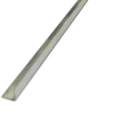 Aanslaglat / hoekstrip - Aluminium - 2 x 2 x 200 cm