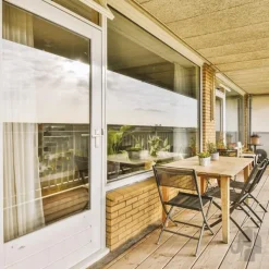 Achterdeur IsoTherm 1400 - Outdoor 40 stomp voorbehandeld grijs - Borstwering 40 cm