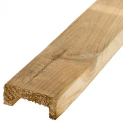 Afdeklat grenen 3,2 x 7 cm groen geïmpregneerd (180 cm) gezaagd