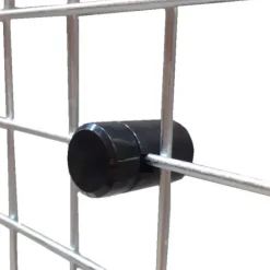 Afstandhouder rond voor draadmat - Zwart-kunststof - 30 mm (10 stuks)