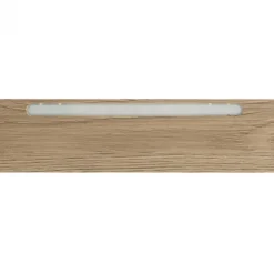Afwerklijst onderkant - Ledstrip warm wit - Örebro Grijs Eik - 140 x 5,5 cm