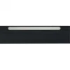 Afwerklijst onderkant - Ledstrip warm wit - Vasteras Zwart Houtnerf - 140 x 5,5 cm