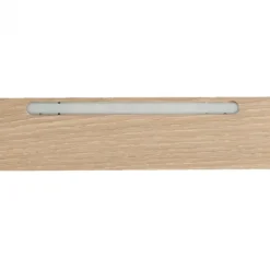 Afwerklijst onderkant - Ledstrip helder wit - Kristianstad Zand Eik - 140 x 5,5 cm