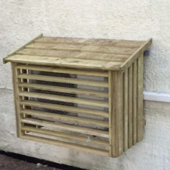 Airco ombouw hout - naturel - 116 x 56 x 78 cm (BxDxH)