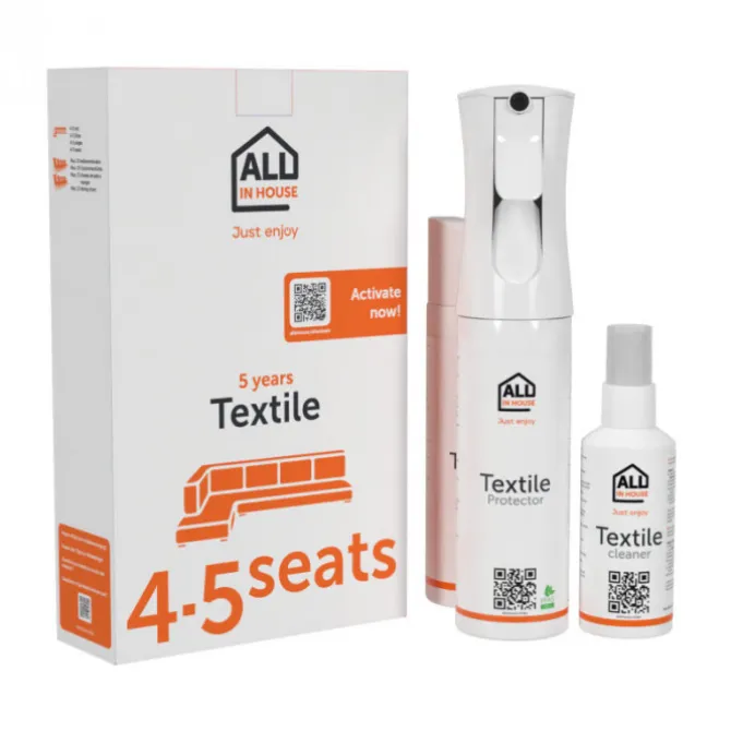 All in House Service - 5 jaar Textiel - Hoekbank