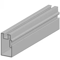 Balk aluminium Profi 7,5 x 4 cm (4 mtr)