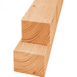 Balk Douglas 5,0 x 5,0 cm gezaagd