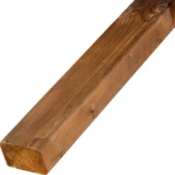 Balk geïmpregneerd Vuren bruin 45 x 68 mm