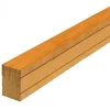 Balk hardhout bankirai 40 x 60 mm - geschaafd v-groef