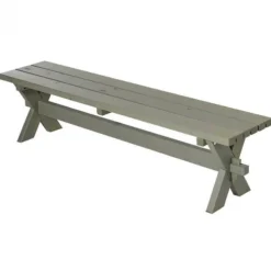 Bank vuren geimpregneerd - Nostalgi grijsbruin 38 x 177 x 44 cm