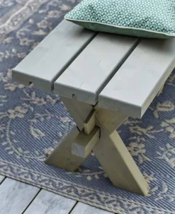 Bank vuren geimpregneerd - Nostalgi grijsbruin 38 x 177 x 44 cm