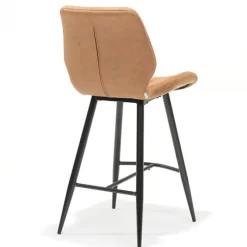 Barkruk Brenn - lederlook Soft cognac