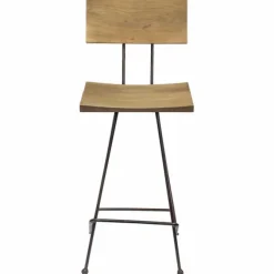 Barkruk hout&metaal - Zithoogte 65 cm