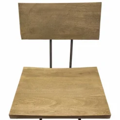 Barkruk hout&metaal - Zithoogte 65 cm