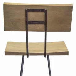 Barkruk hout&metaal - Zithoogte 65 cm