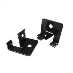 Begin- en eindclip RVS zwart incl schroeven (25 stuks)