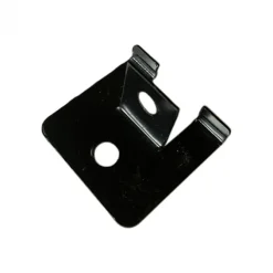 Begin- en eindclip RVS zwart incl schroeven (25 stuks)