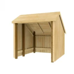 Berging open 5,7 m2 onbehandeld 248 x 229 x 250 cm