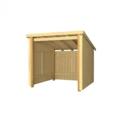 Berging open 5 m2 onbehandeld 218 x 229 x 220 cm