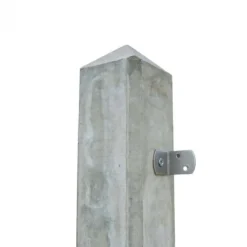 Beslagset tbv betonpaal 7,5 x 7,5 cm - RVS (4 stuks)
