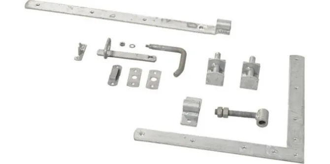 Beslagset tbv tuindeur universeel