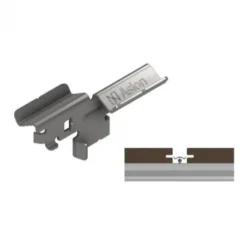 Bevestigingsclips RVS - model C - (100 stuks)